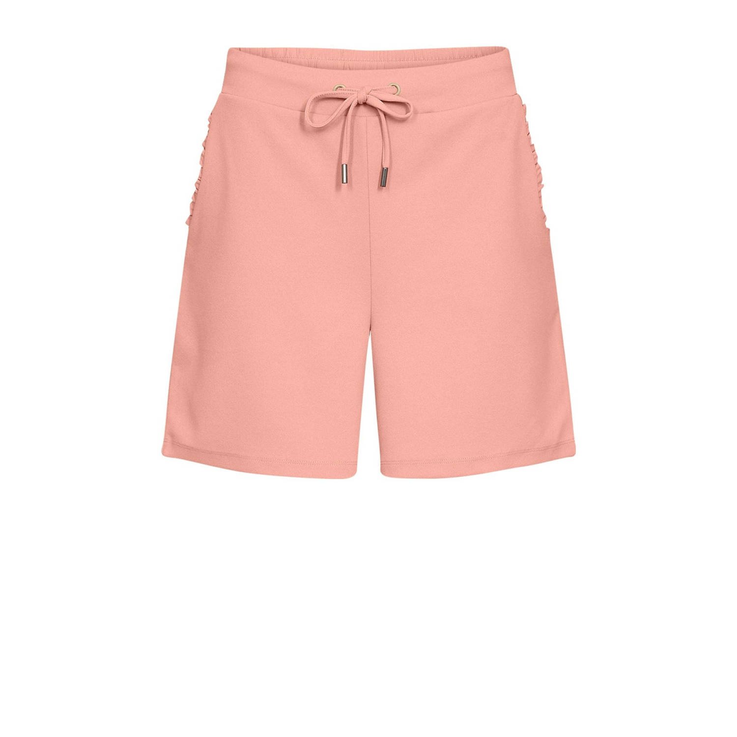 Soyaconcept comfort fit high waist short oranje