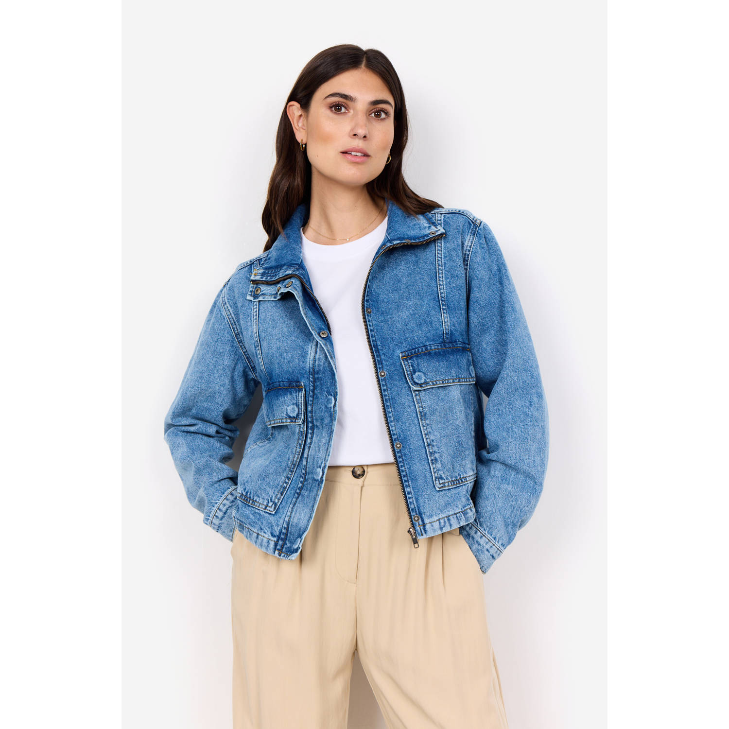 Soyaconcept spijkerjas medium blue denim