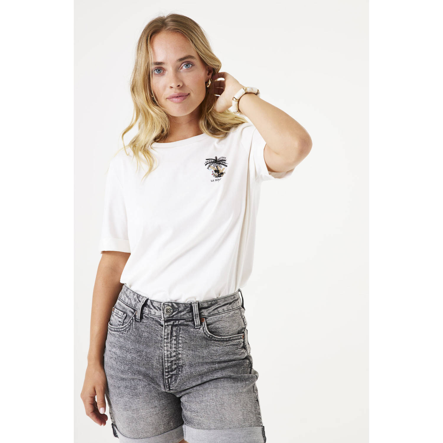 Garcia T-shirt wit