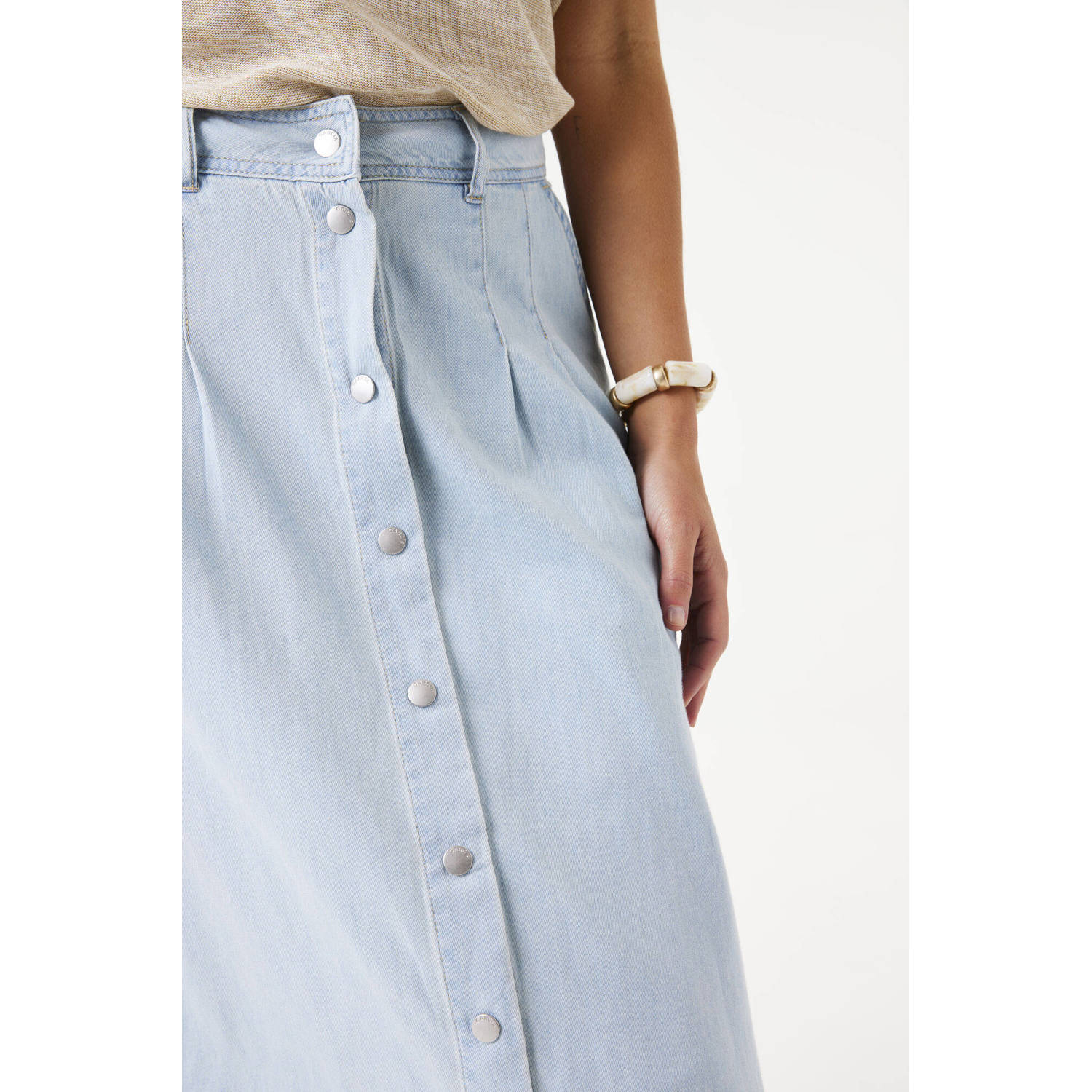 Garcia denim spijkerrok light blue denim