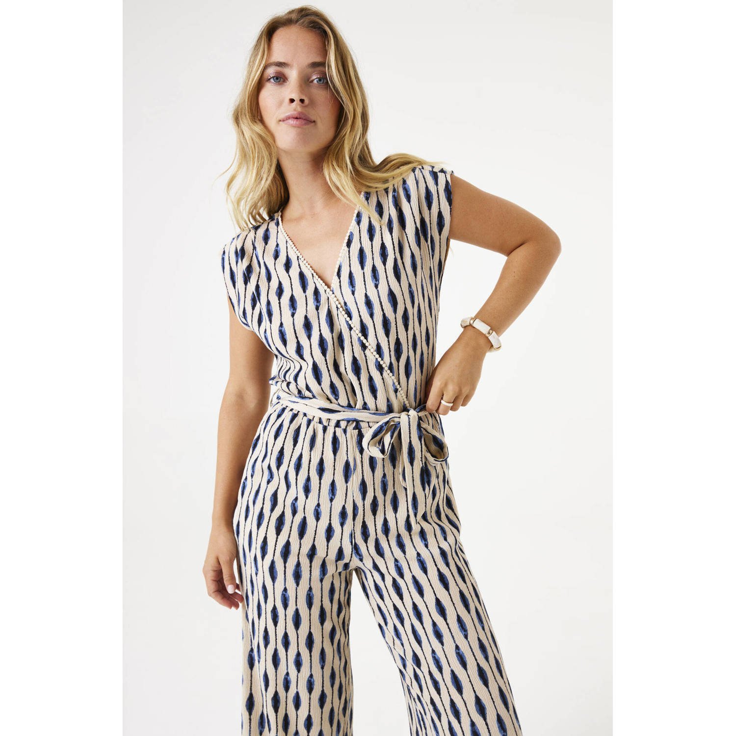 Garcia regular jumpsuit ecru