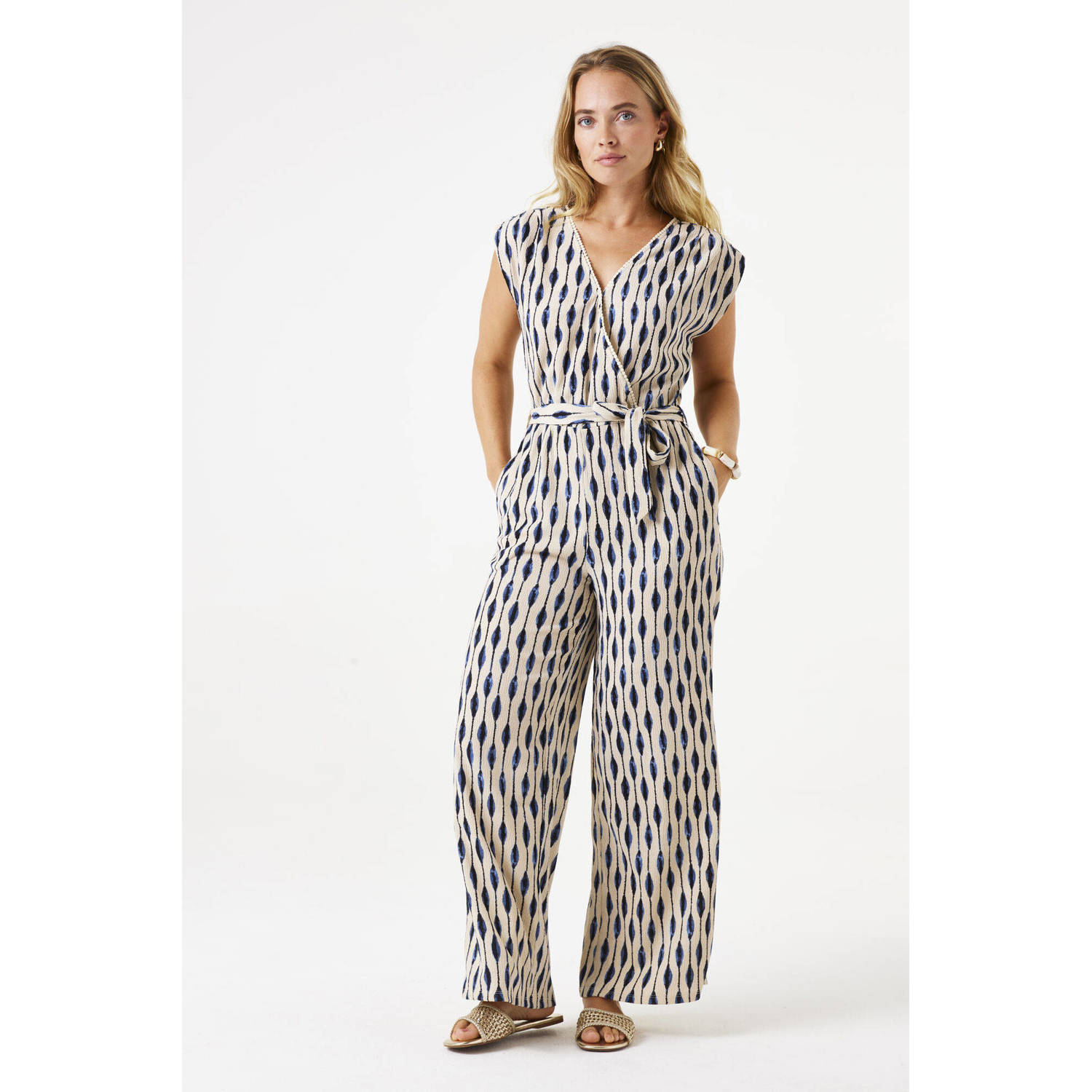 Garcia regular jumpsuit ecru