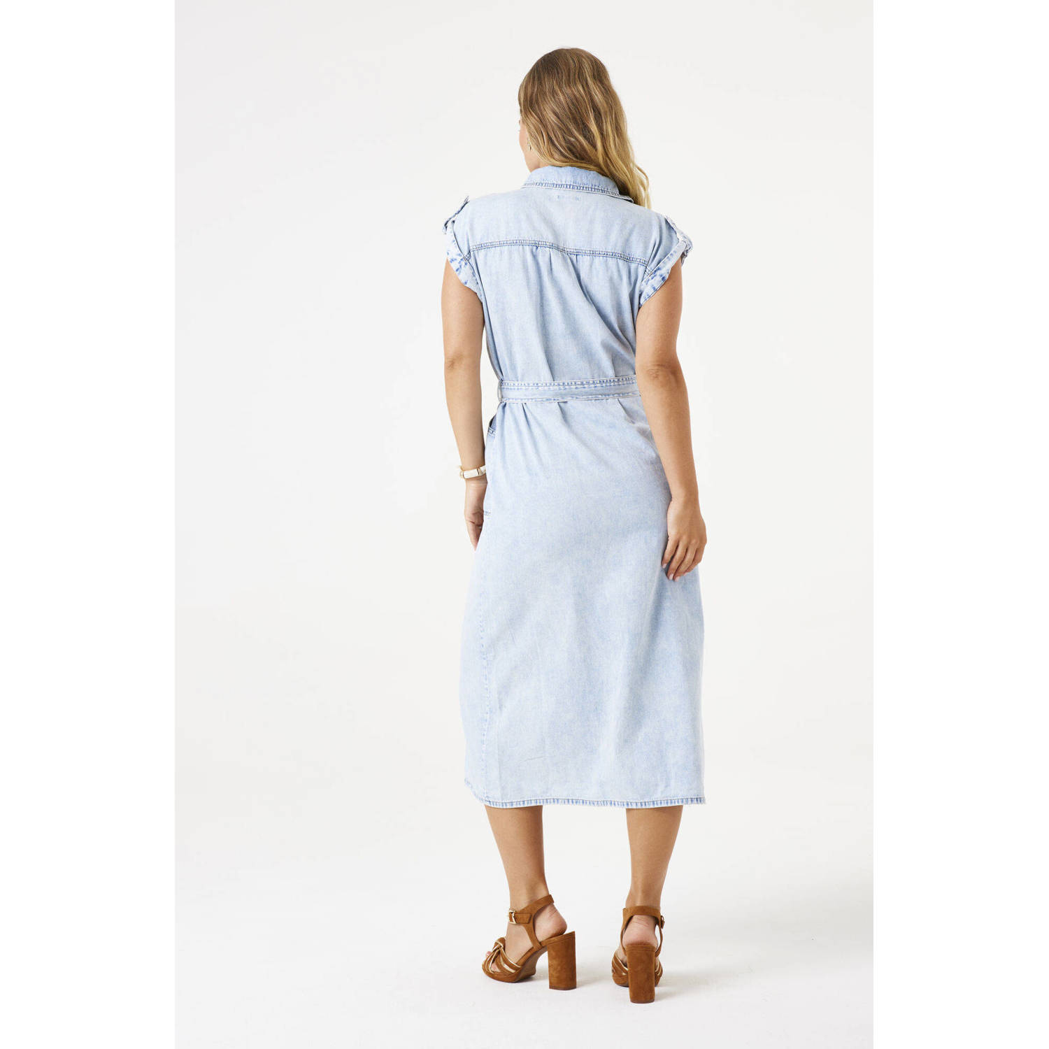Garcia denim spijkerjurk light blue denim