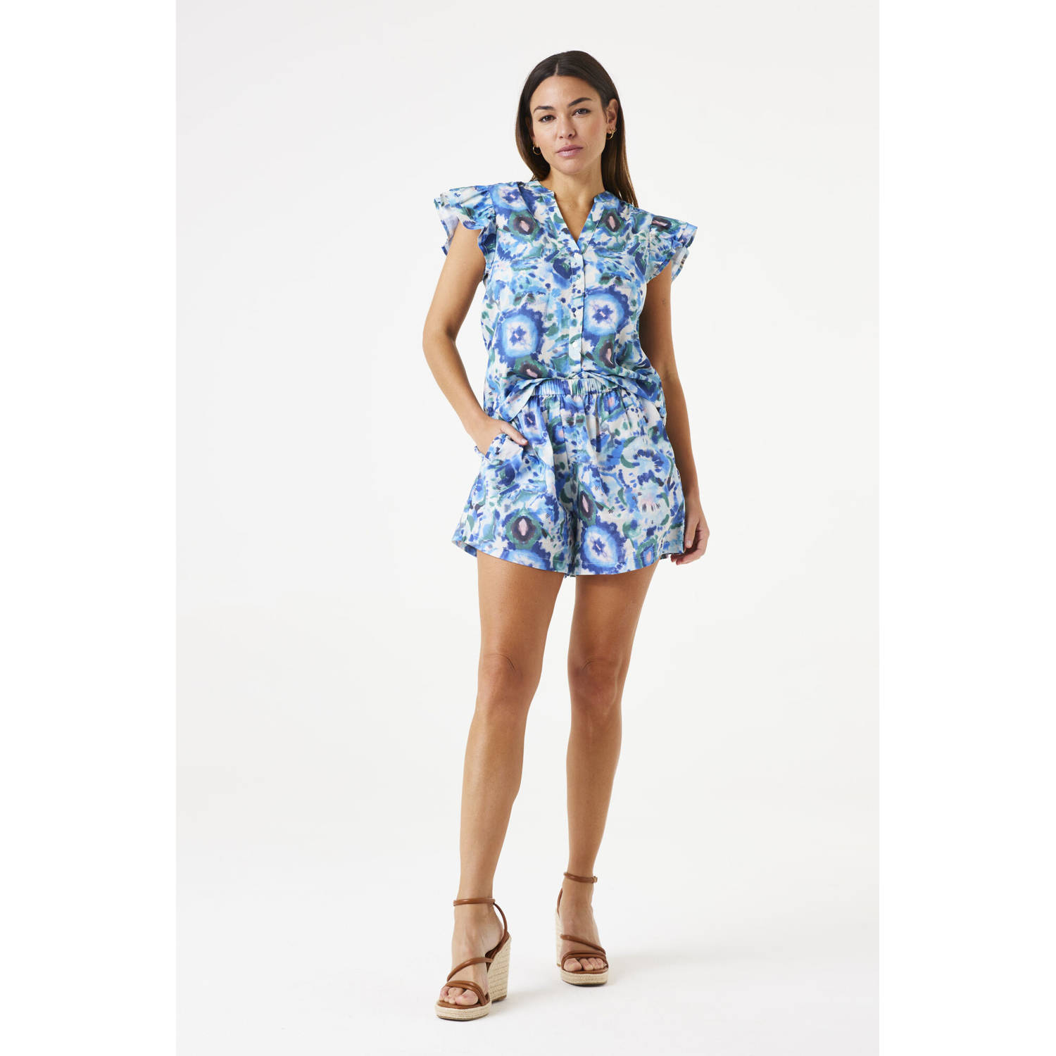 Garcia blouse blauw
