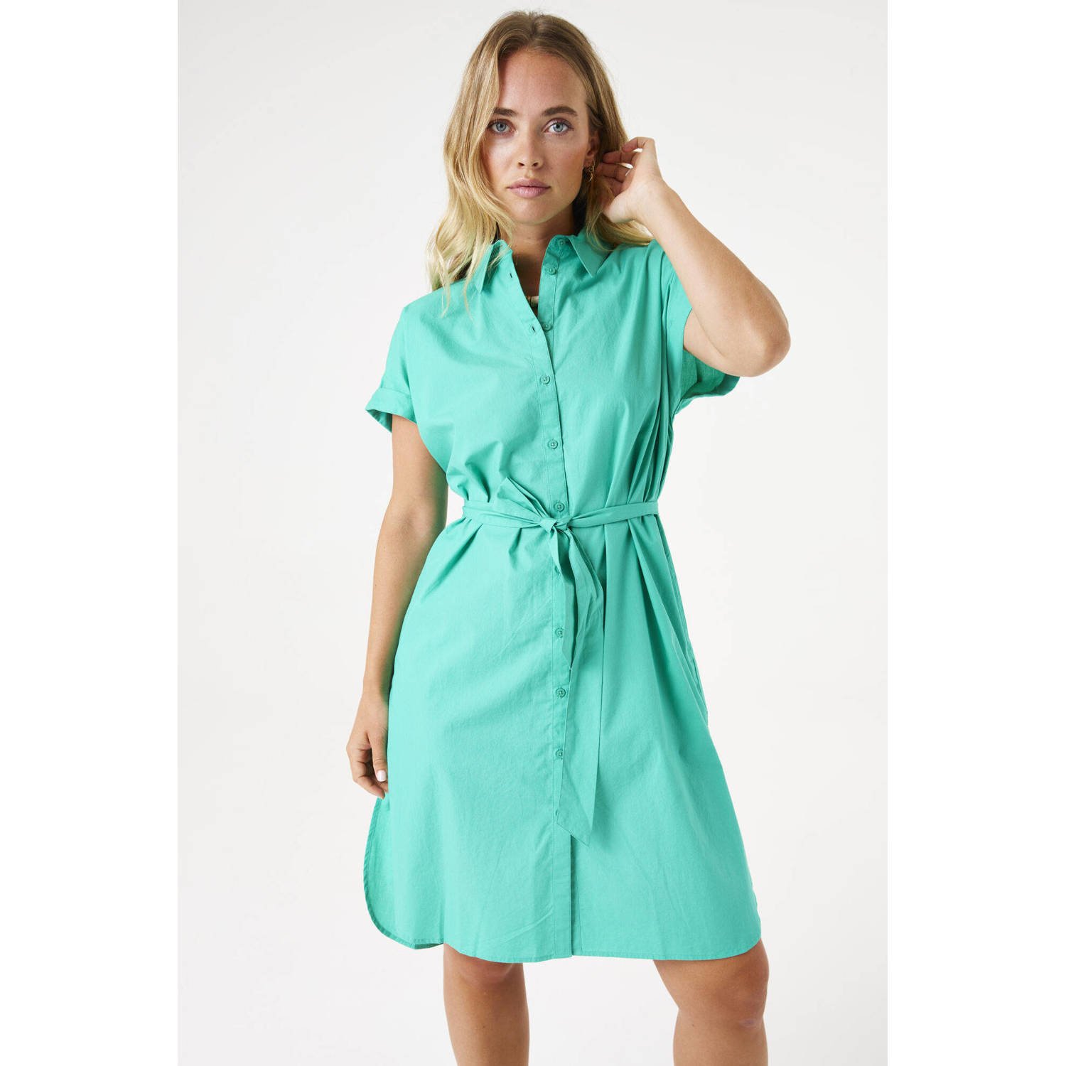 Garcia blousejurk groen