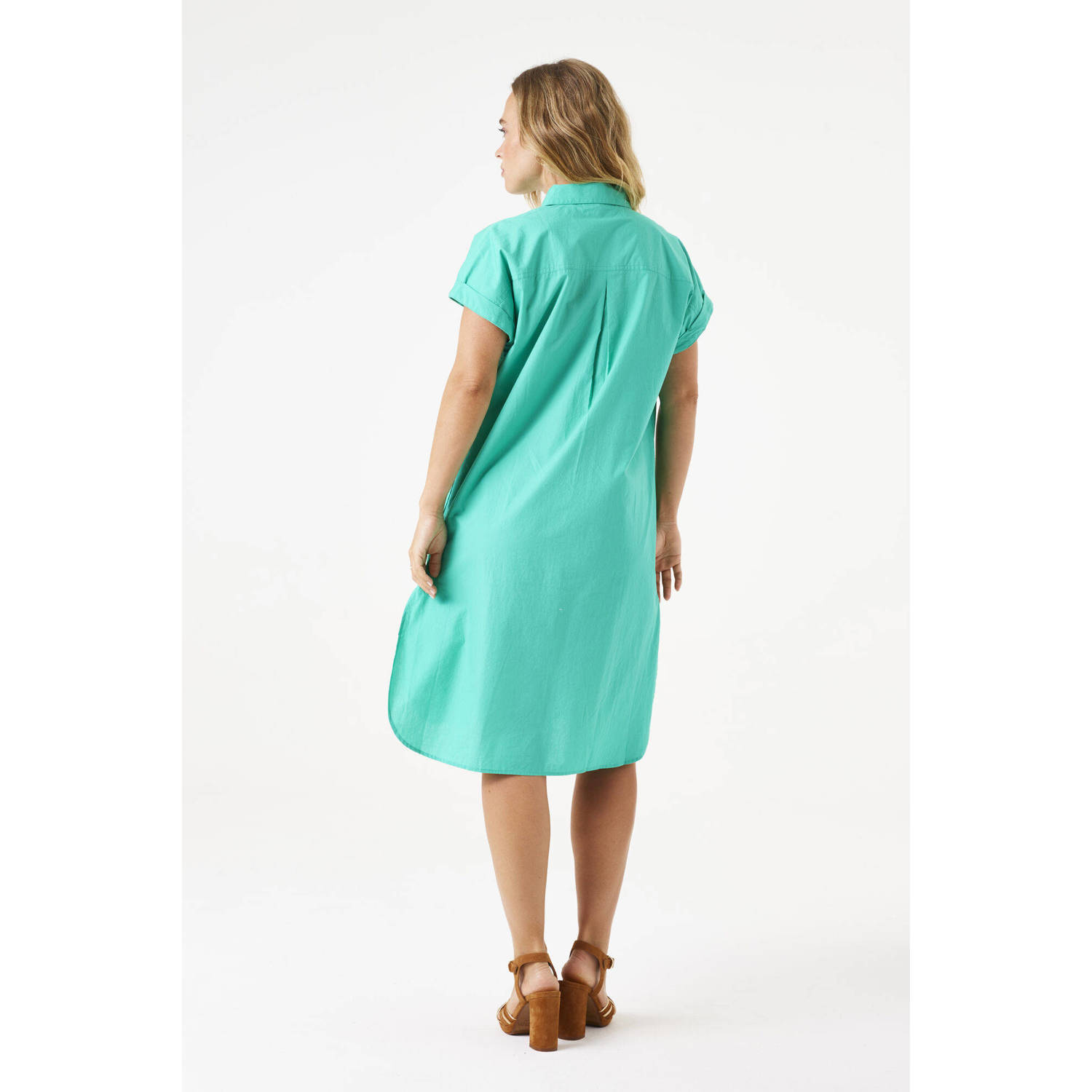 Garcia blousejurk groen