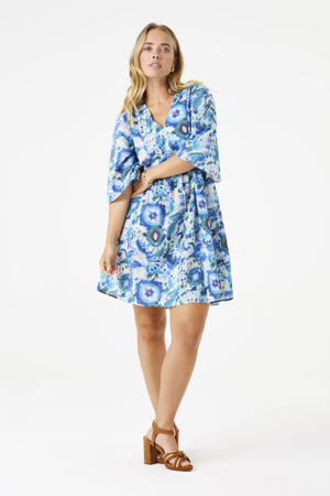 zomerjurk blauw