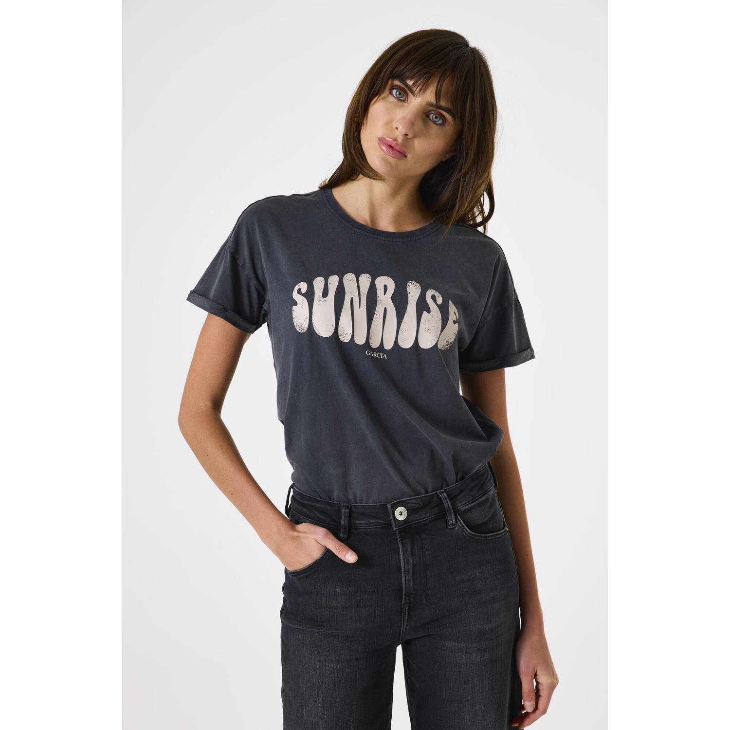 Garcia T-shirt grijs