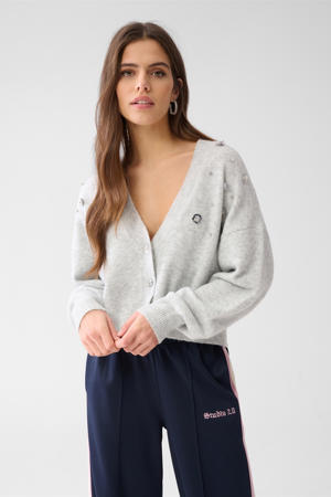 vest grijs gebreid