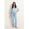 Claudia Sträter low waist flared jeans light blue denim