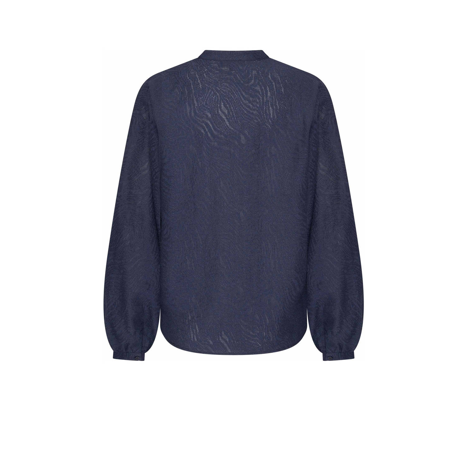 Claudia Sträter blousetop donkerblauw