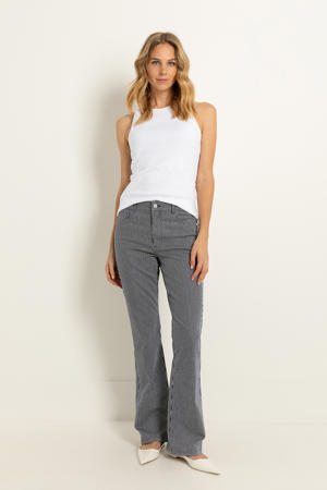 flared jeans donkerblauw
