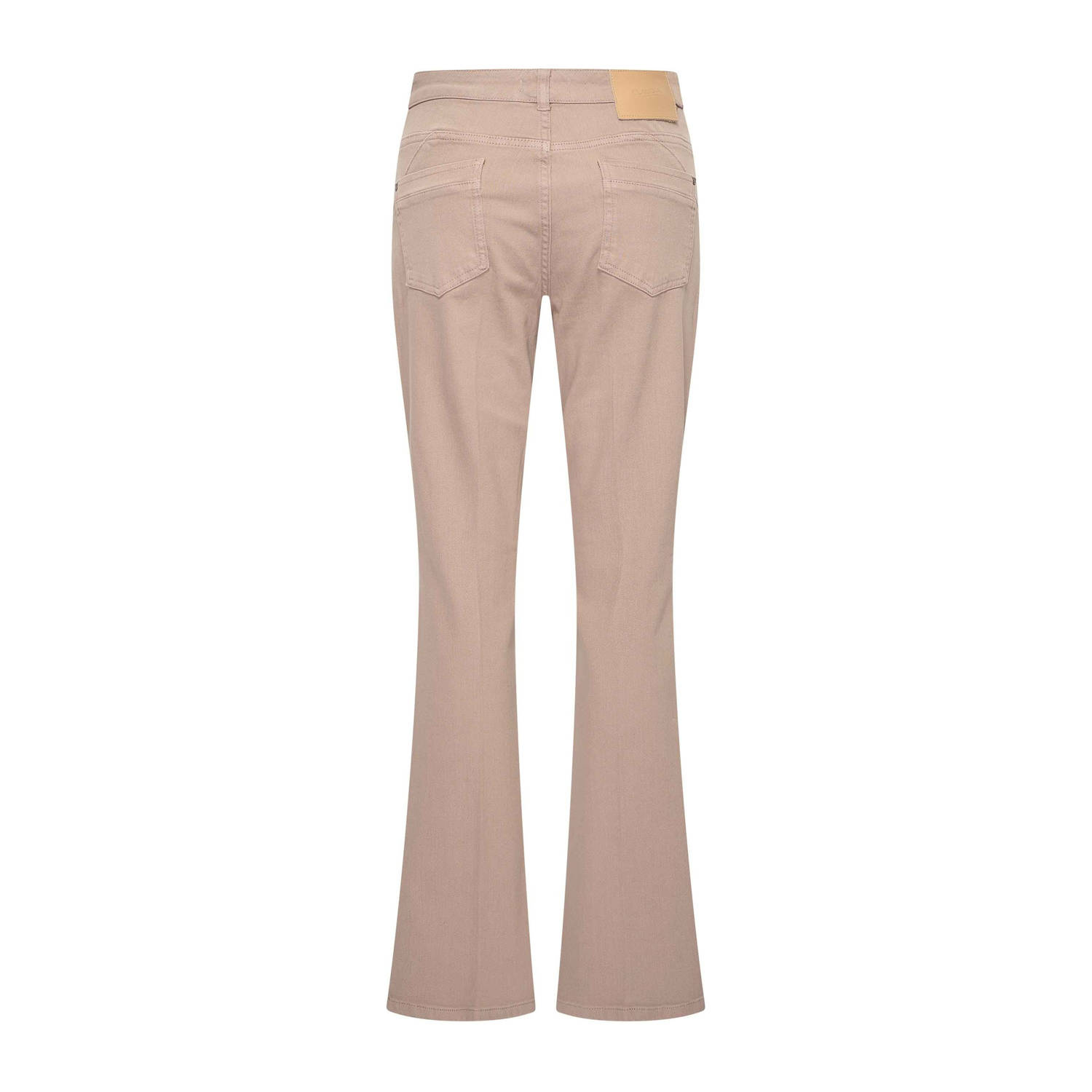 Claudia Sträter CLAUDIA BY CLAUDIA STRÄTER low waist flared jeans beige