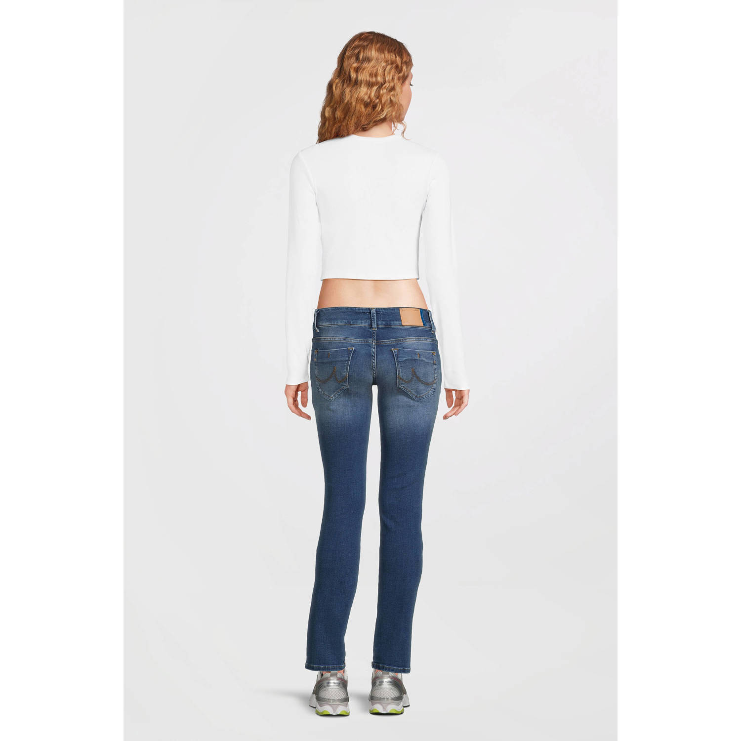 LTB low waist slim fit jeans dark blue denim