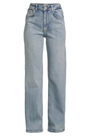 thumbnail: LTB high waist wide leg jeans medium blue denim