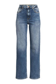 thumbnail: LTB high waist wide leg jeans dark blue denim