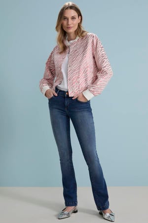 flared jeans dark blue denim