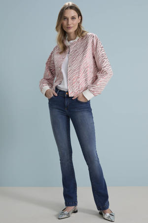 flared jeans dark blue denim