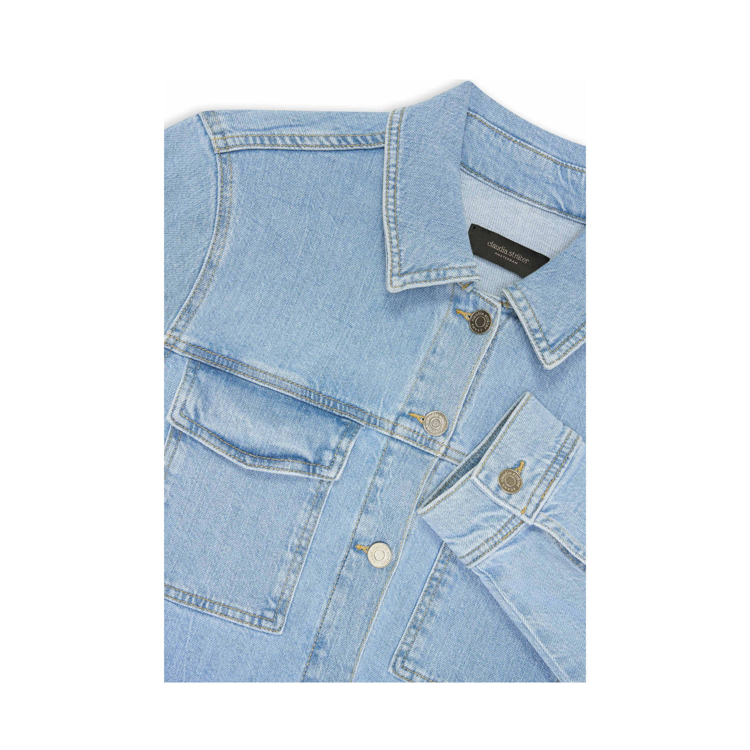 Claudia Sträter spijkerjas light blue denim