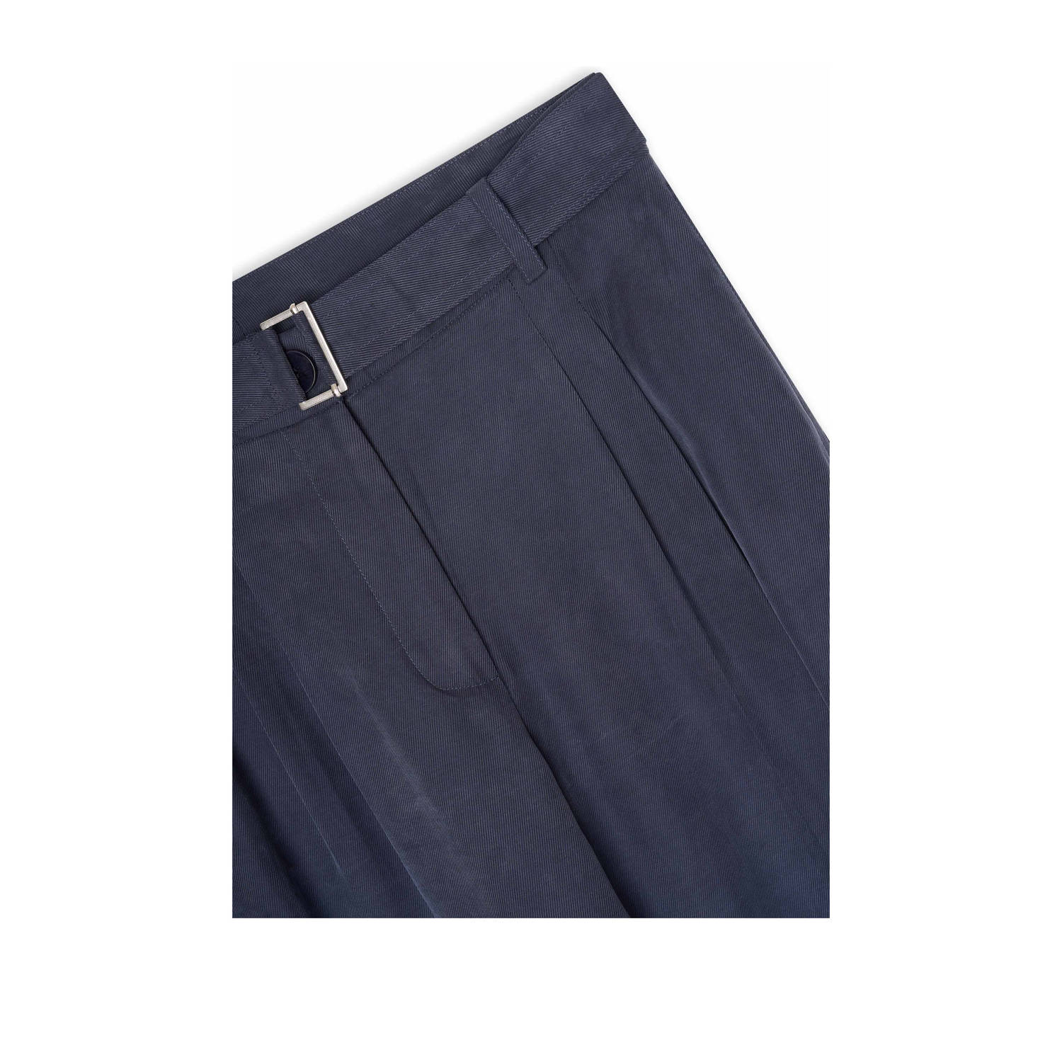 Claudia Sträter high waist broek donkerblauw