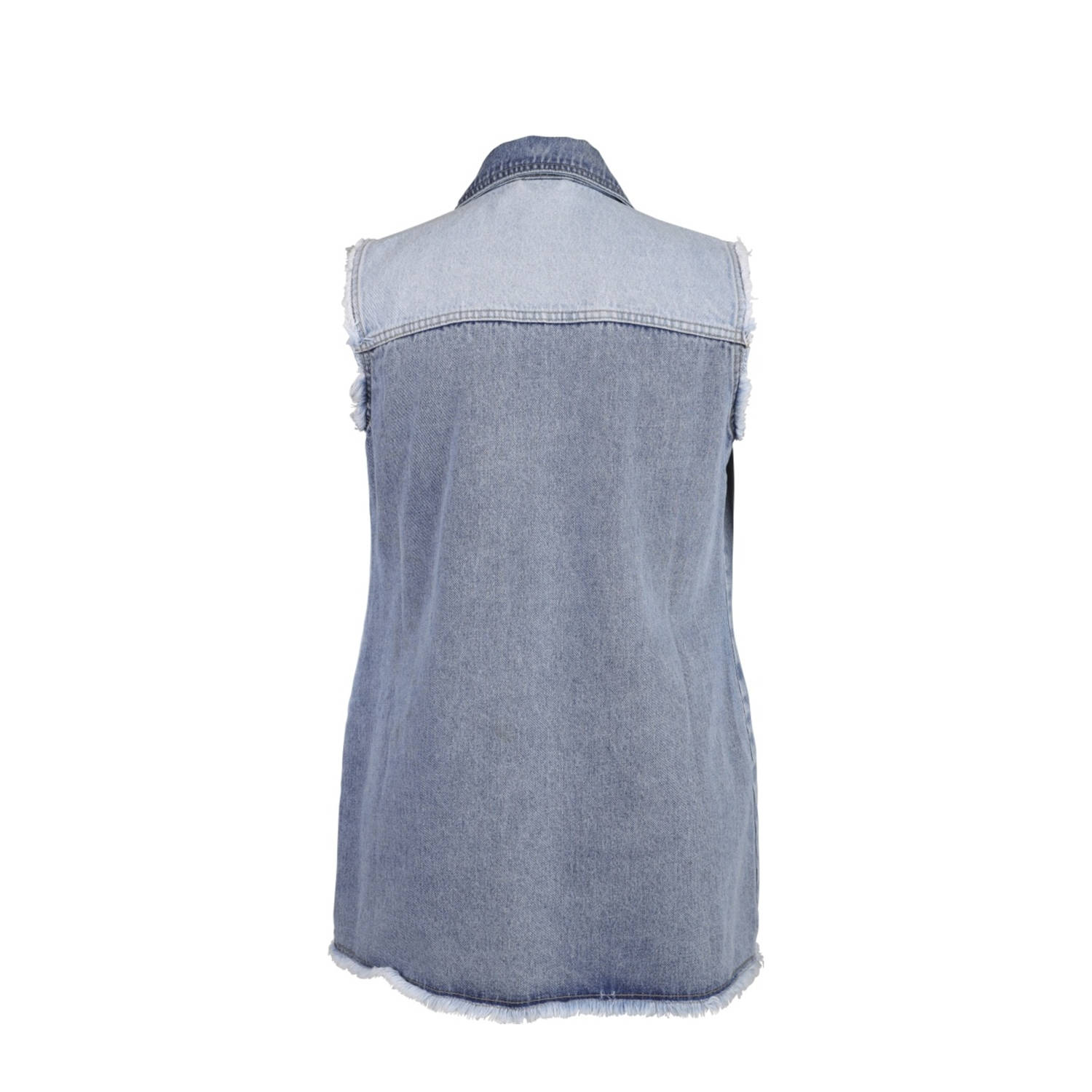 Zoey gilet light blue denim