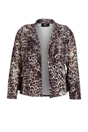 cropped blazer bruin