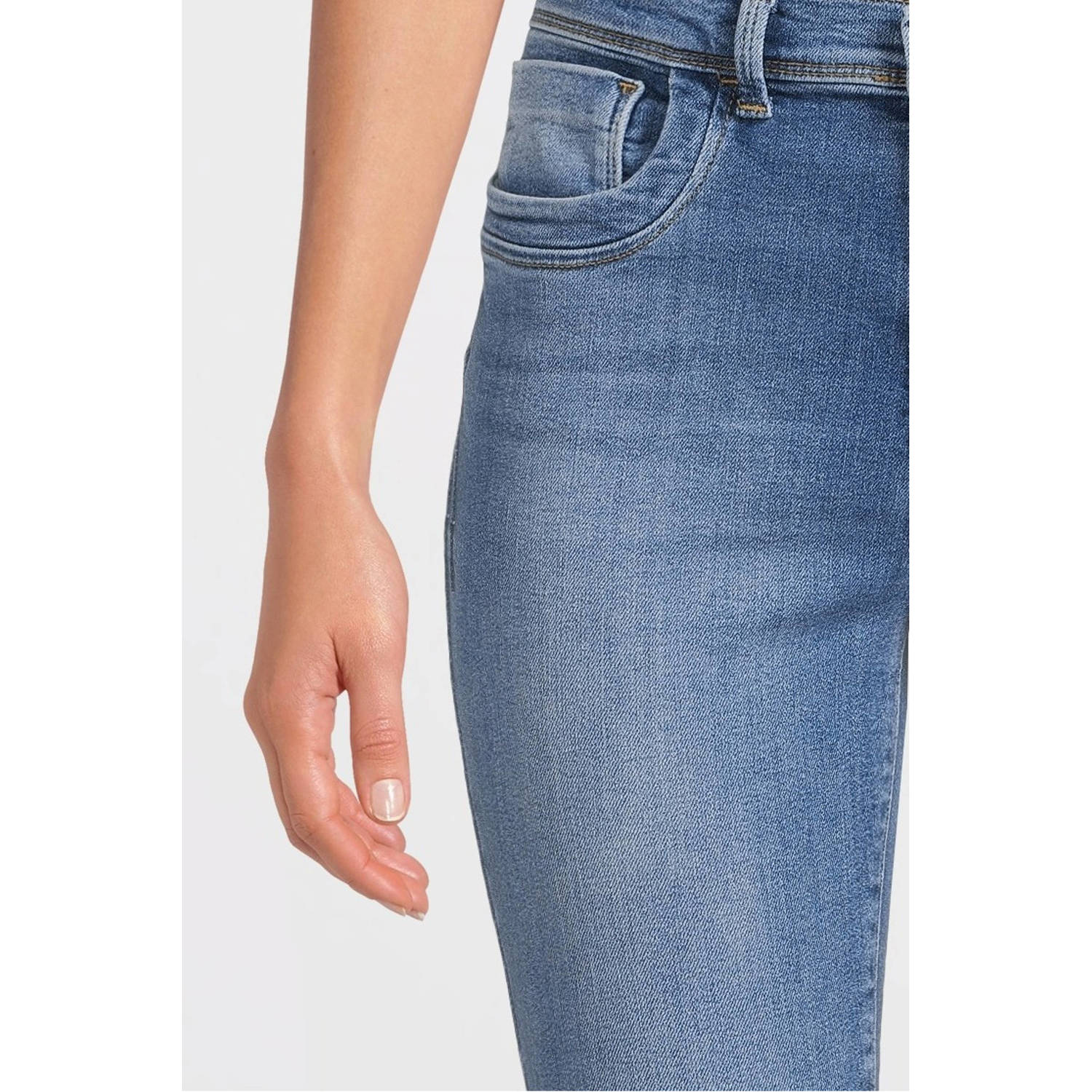 LTB high waist skinny jeans dark blue denim