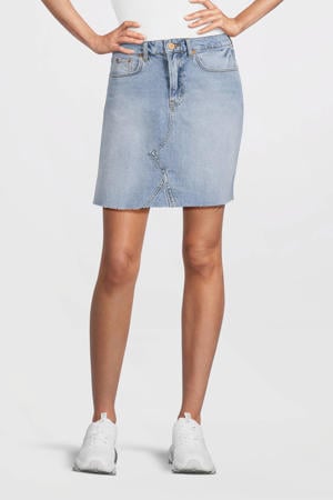 denim spijkerrok medium blue denim