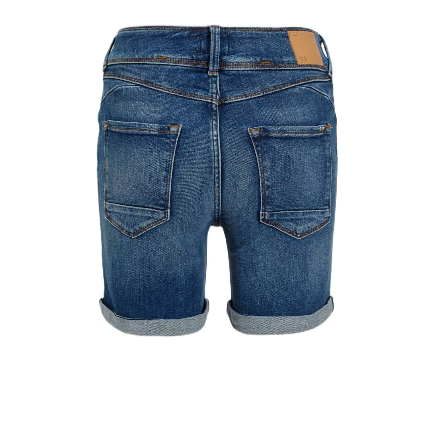 LTB denim regular waist short blauw