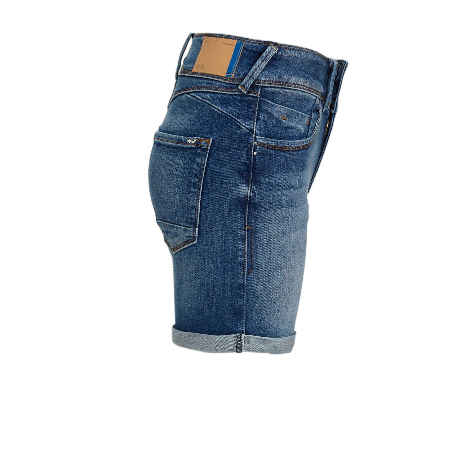 LTB denim regular waist short blauw