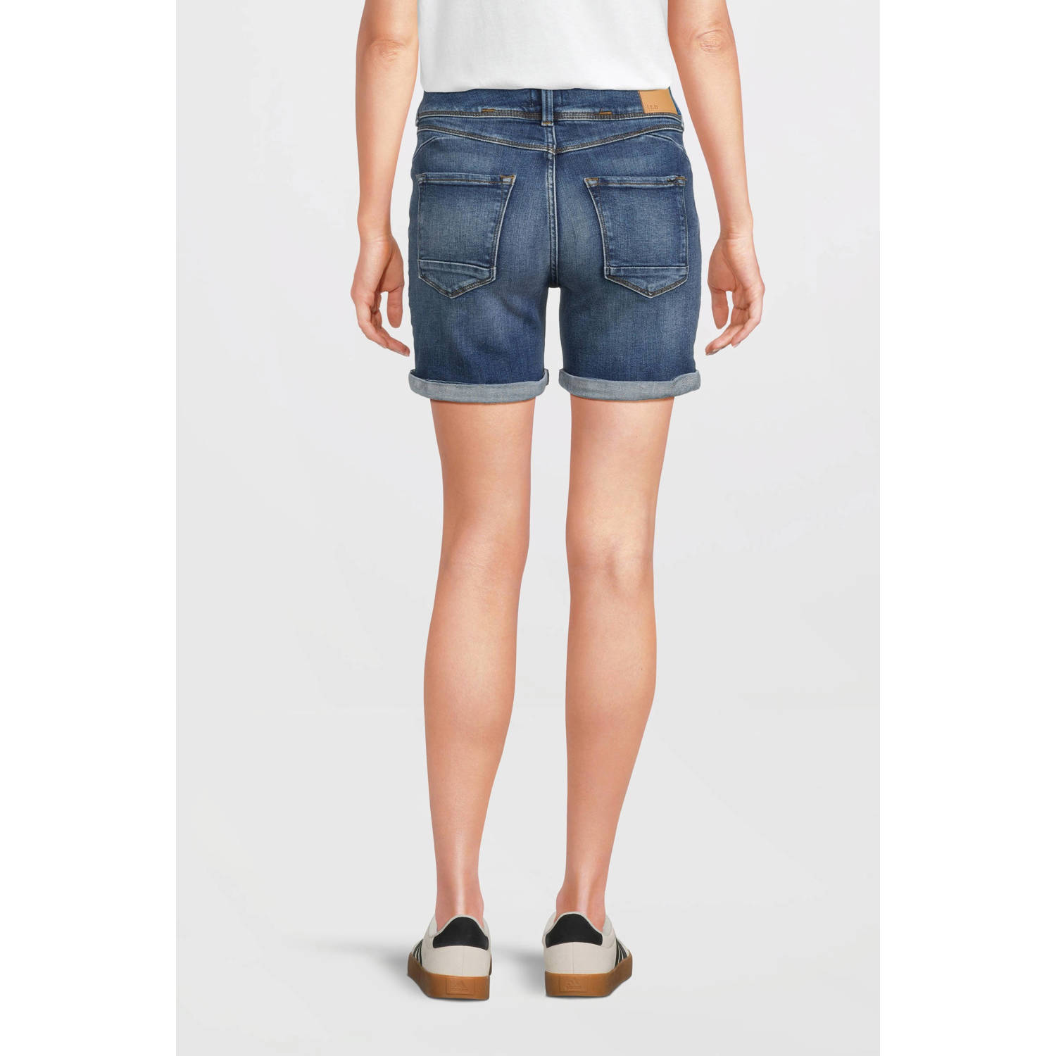LTB denim regular waist short blauw