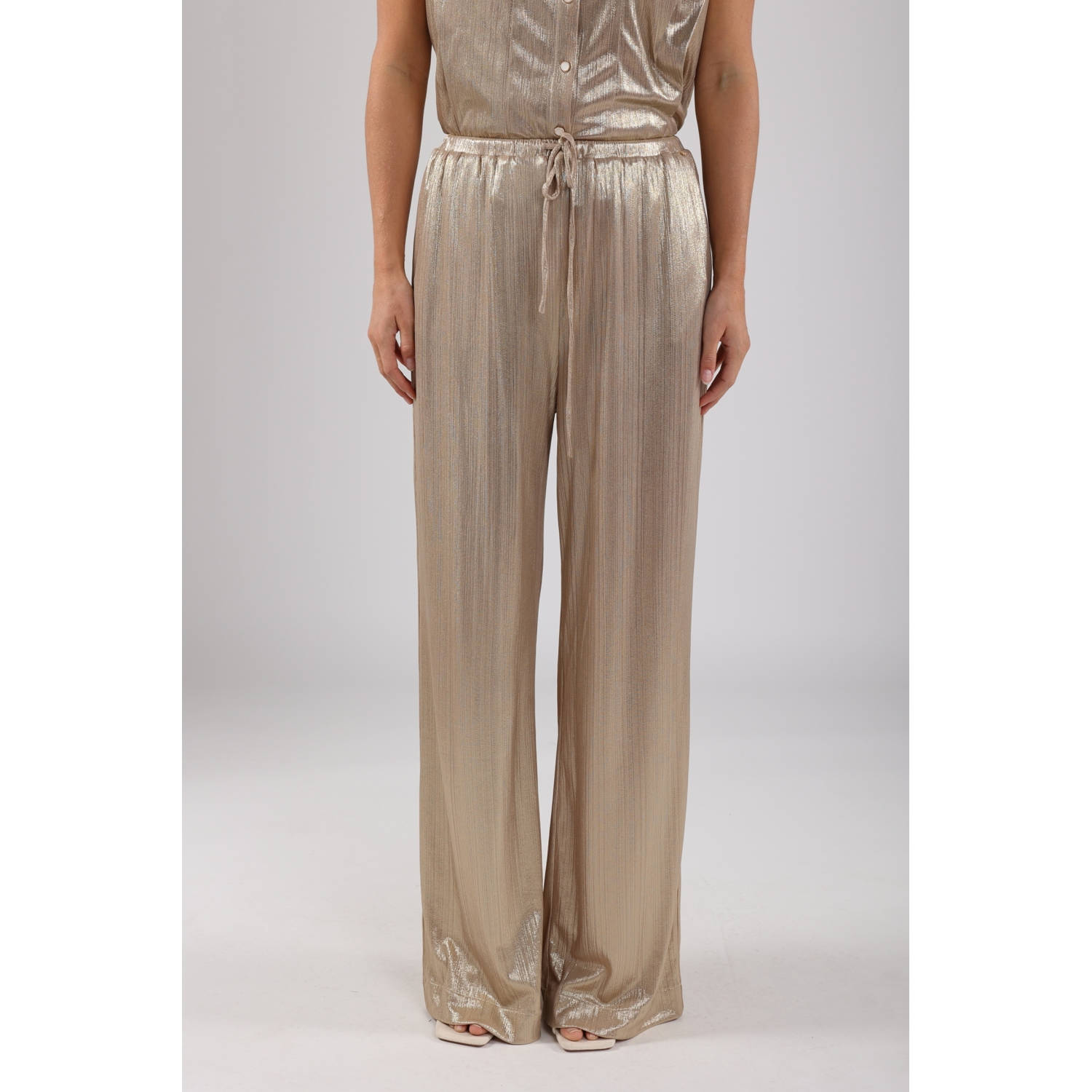 NUKUS broek goudbruin