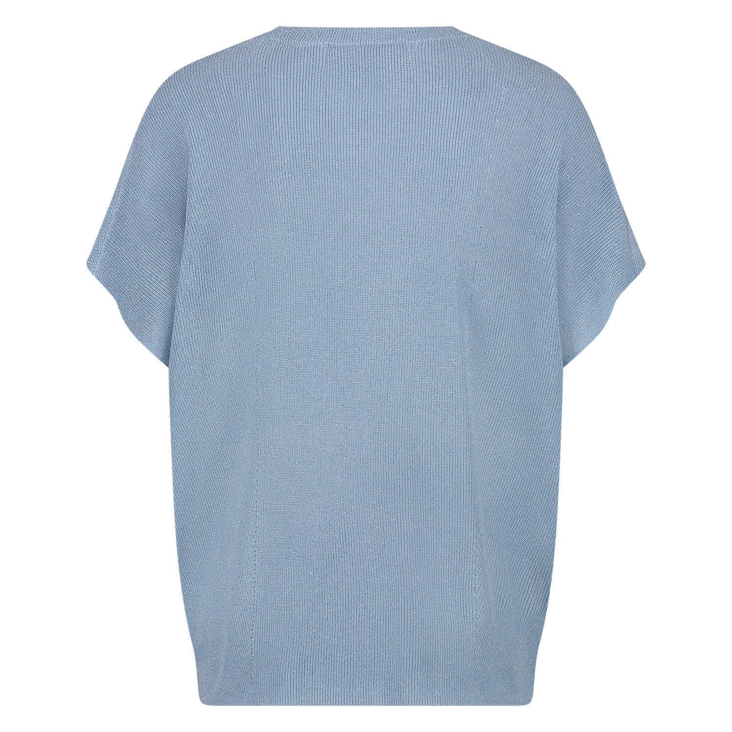 NUKUS top blauw fijn gebreid