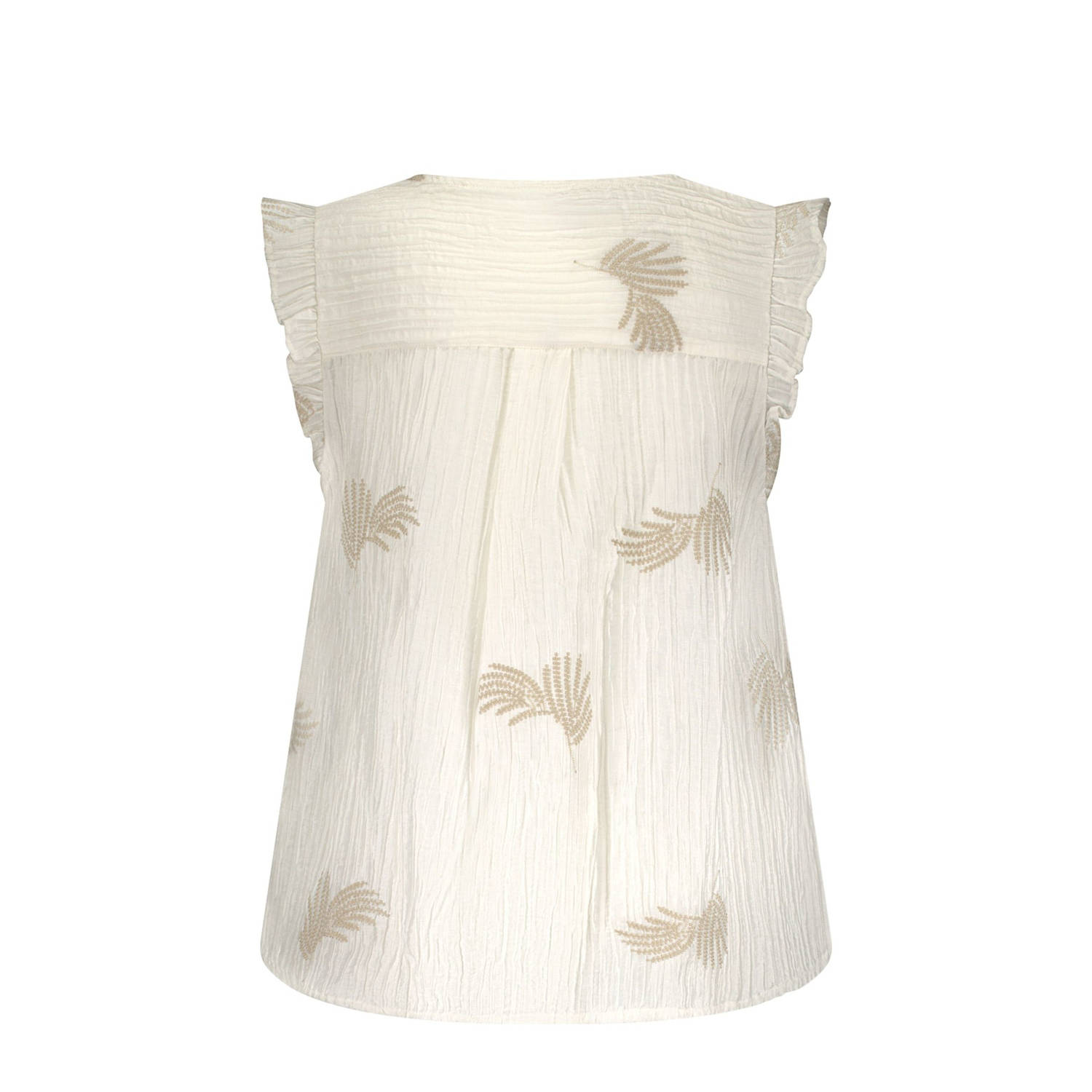 NUKUS blousetop zand