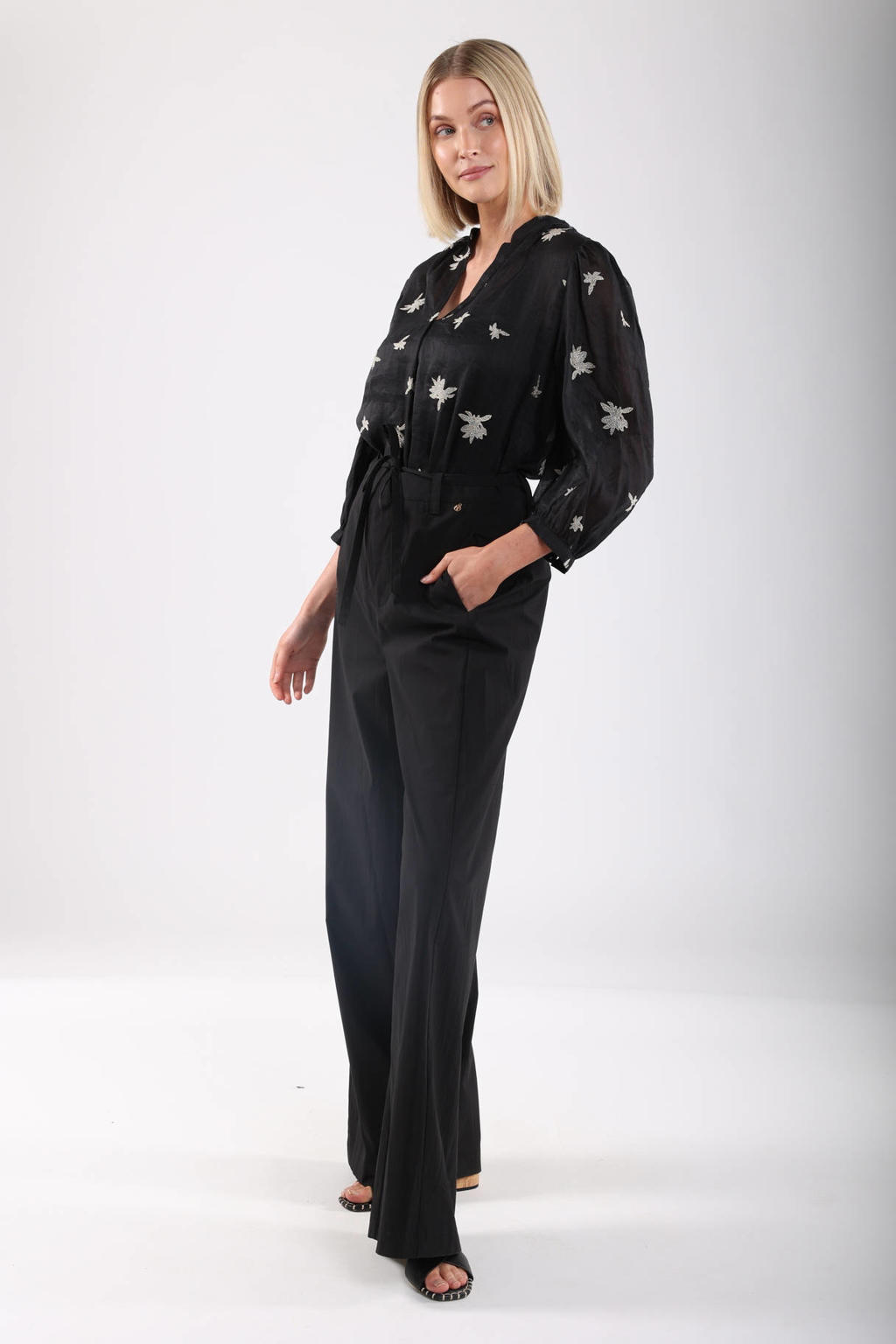 NUKUS blouse zwart