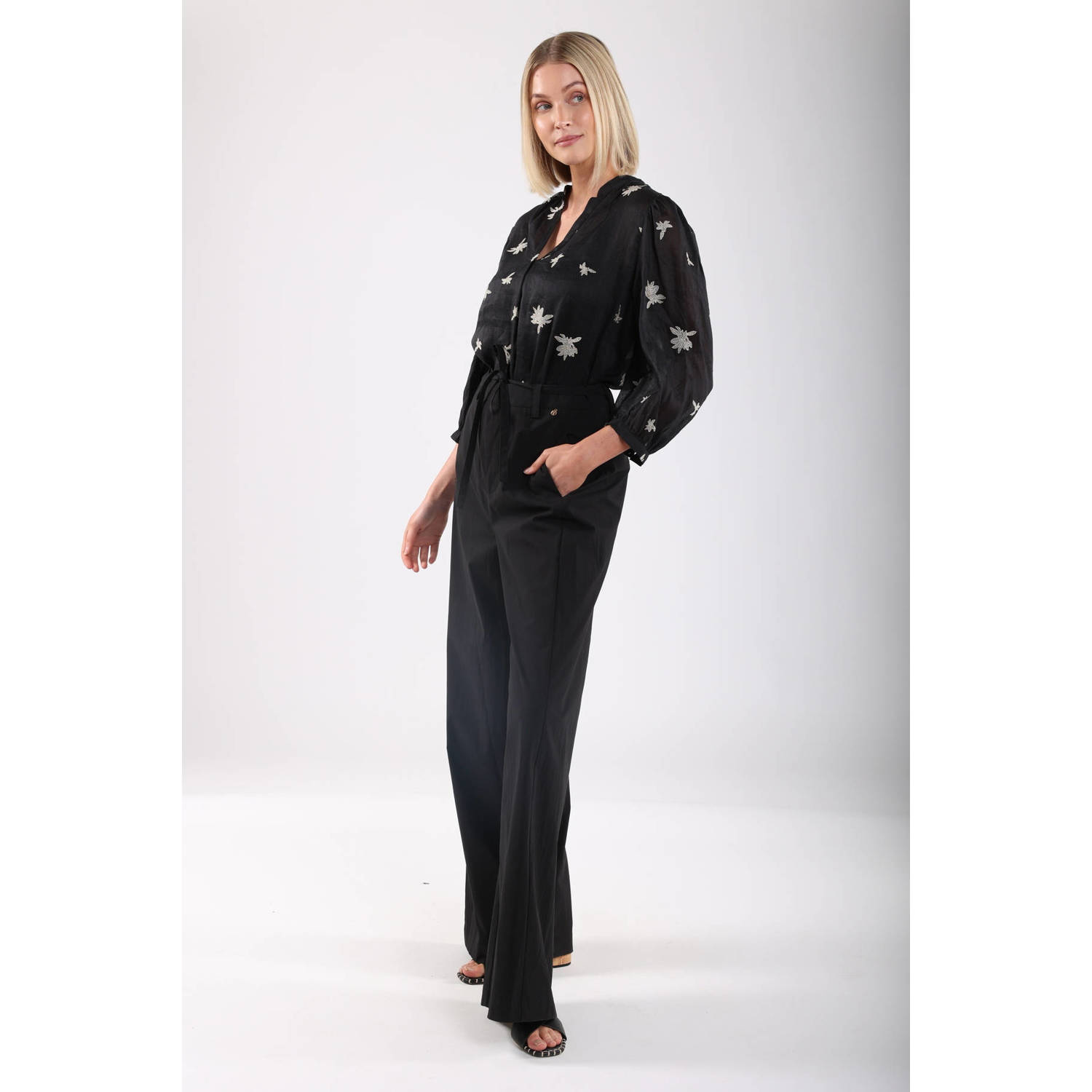 NUKUS blouse zwart