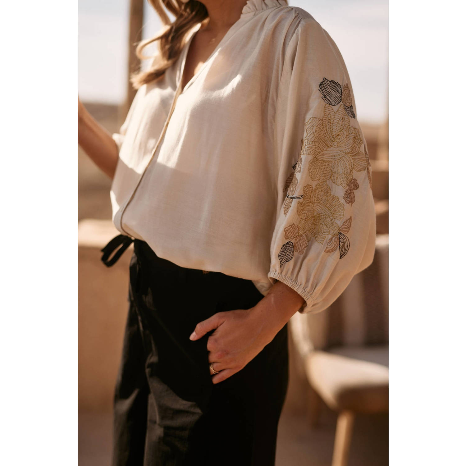 NUKUS blouse ecru