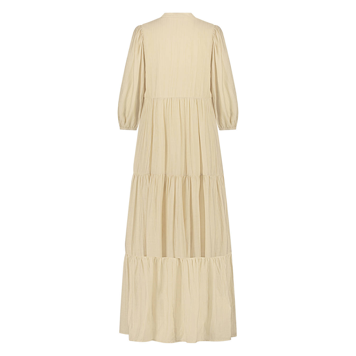 NUKUS maxi jurk beige