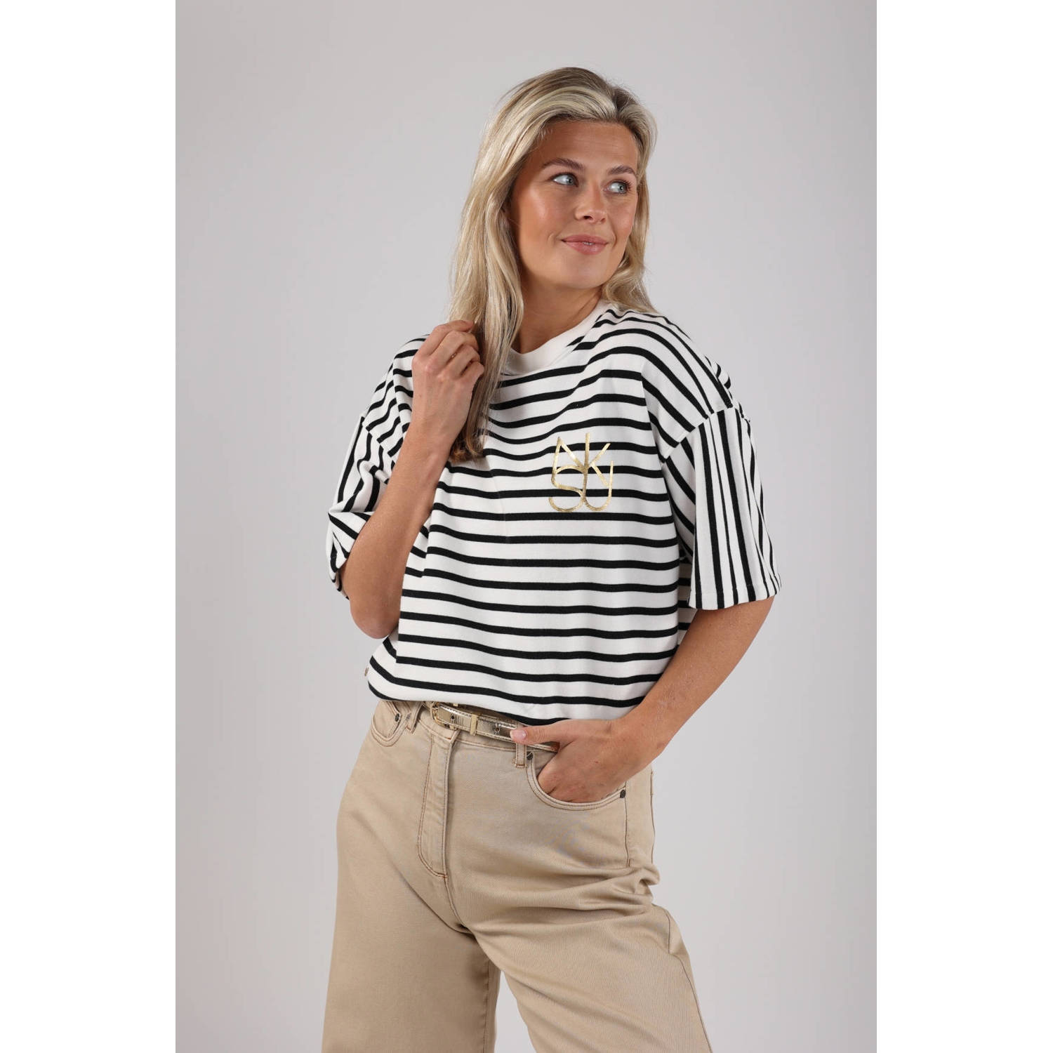 NUKUS sweater donkerblauw