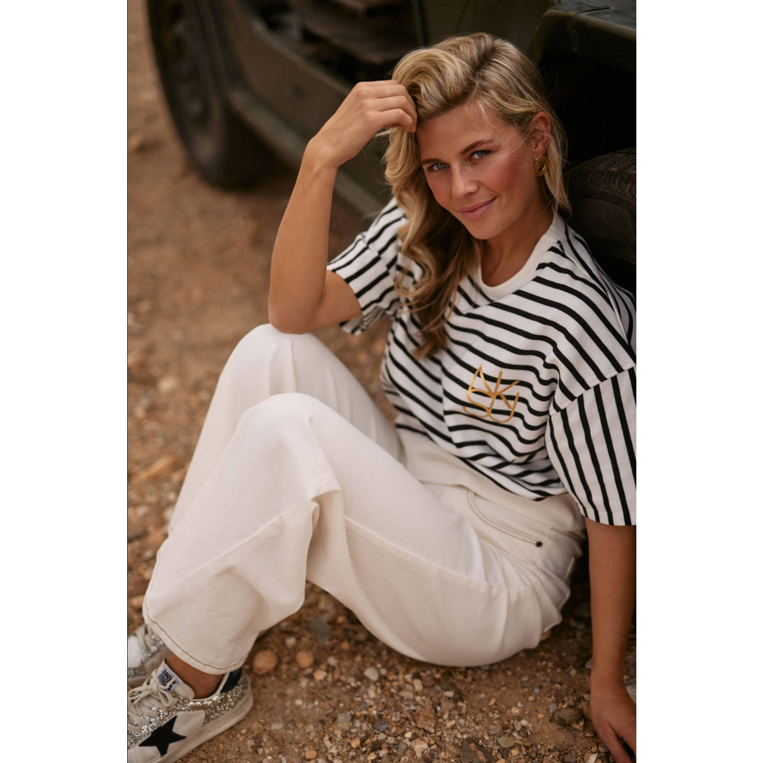 NUKUS sweater donkerblauw