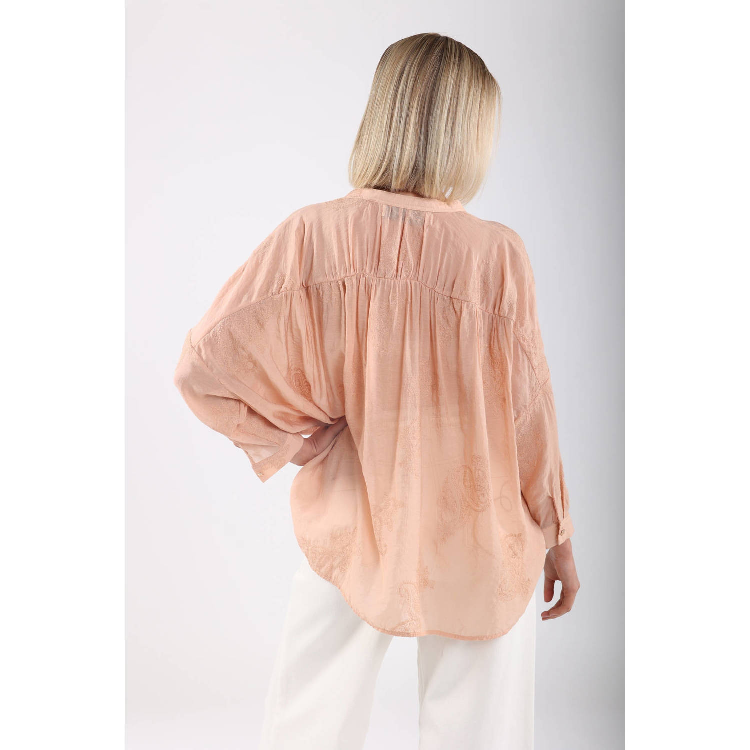 NUKUS blouse lichtroze