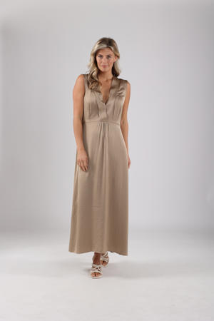 maxi jurk bruin