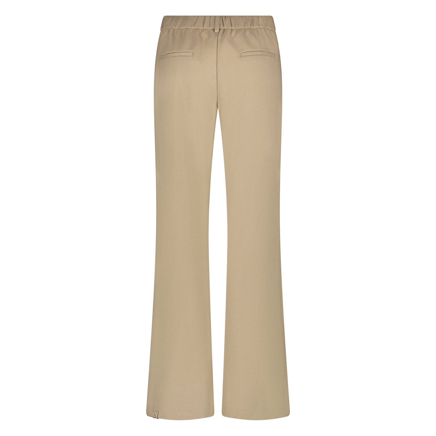 NUKUS straight high waist pantalon beige