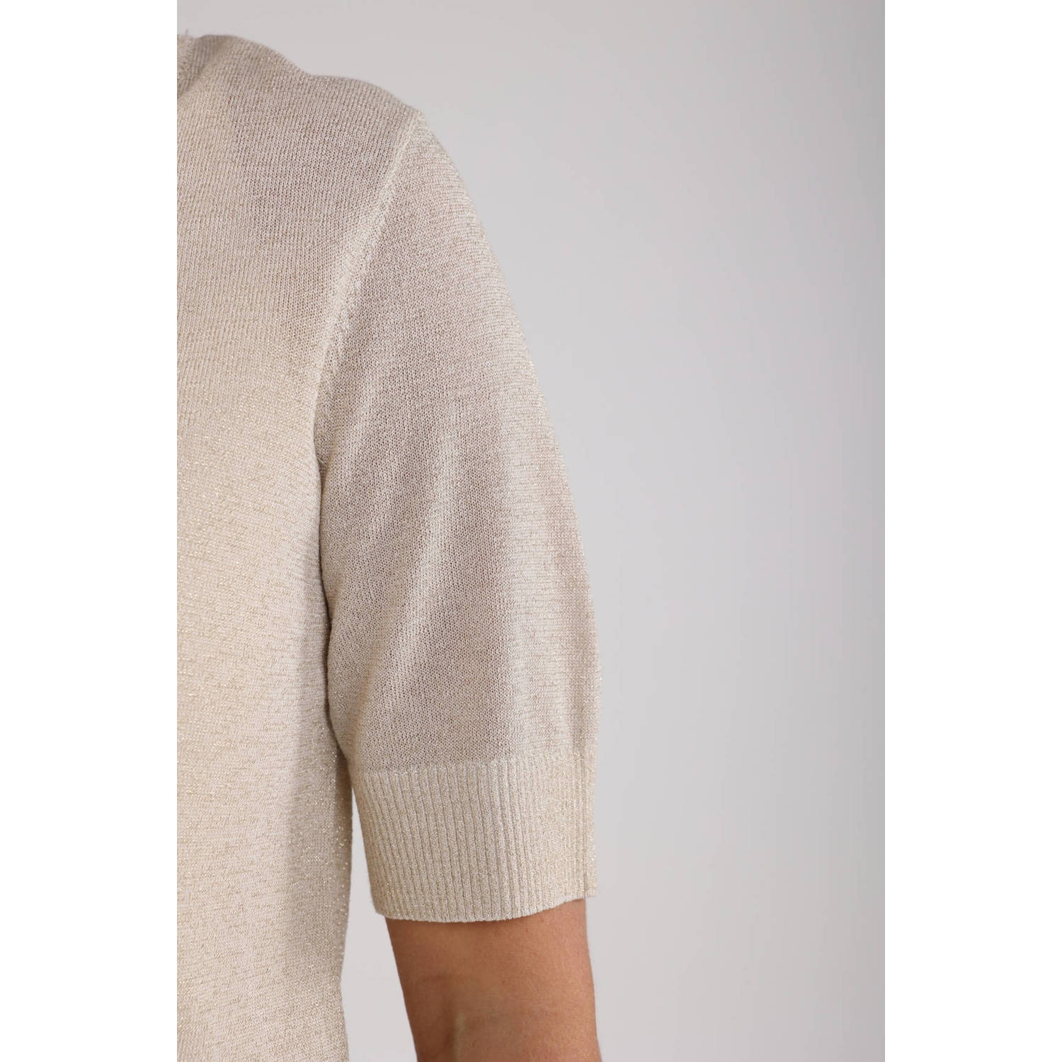 NUKUS top ecru met lurex