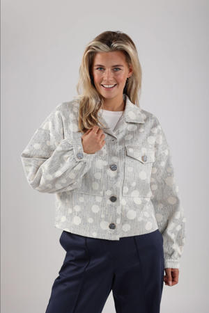 jasje met lurex ecru