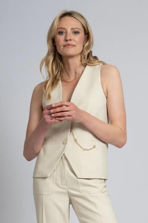 gilet ecru