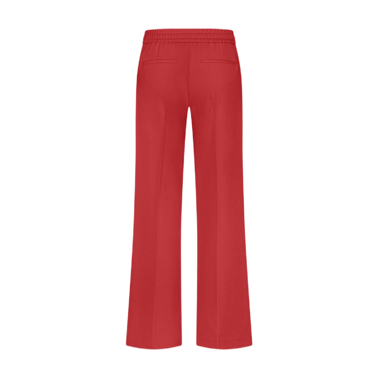 Fifth House straight high waist broek rood