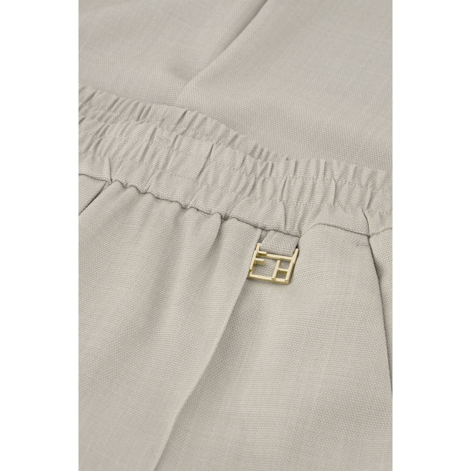Fifth House wide leg regular waist broek ecru