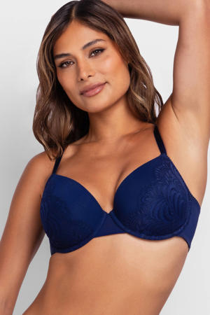 voorgevormde beugelbh Lincoln donkerblauw