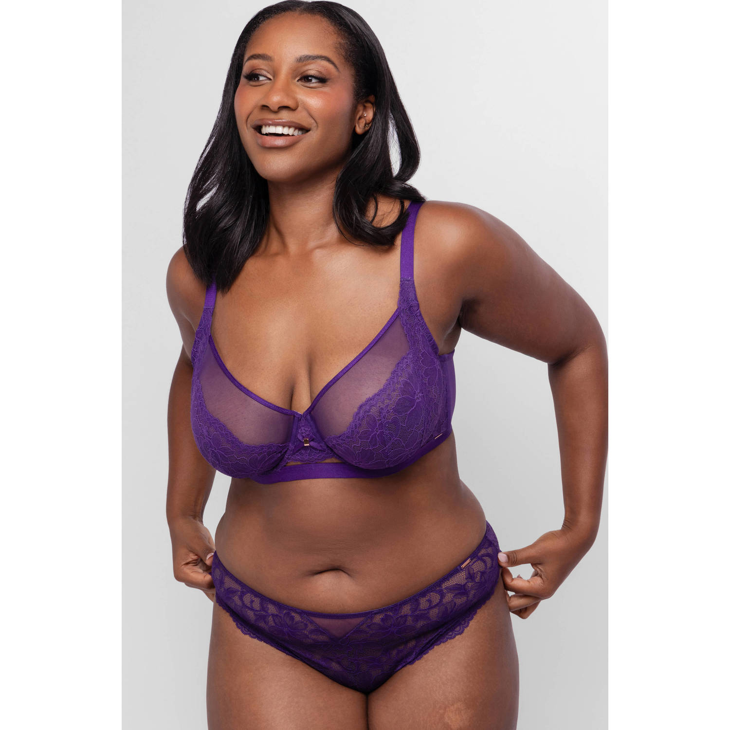 Dorina Curve slip Jemma paars